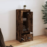 NNEVL Highboard Smoked Oak 36x35.5x103.5 cm Engineered Wood