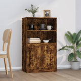 NNEVL Highboard Smoked Oak 60x35.5x103.5 cm Engineered Wood