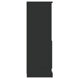 NNEVL Highboard Black 36x35.5x103.5 cm Engineered Wood
