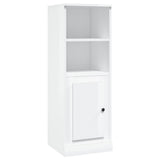 NNEVL Highboard High Gloss White 36x35.5x103.5 cm Engineered Wood