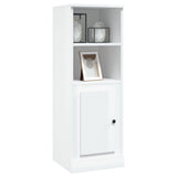 NNEVL Highboard High Gloss White 36x35.5x103.5 cm Engineered Wood