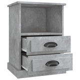 NNEVL Bedside Cabinet Concrete Grey 43x36x60 cm