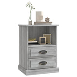NNEVL Bedside Cabinet Grey Sonoma 43x36x60 cm