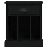 NNEVL Bedside Cabinets 2 pcs Black 43x36x50 cm