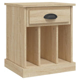 NNEVL Bedside Cabinet Sonoma Oak 43x36x50 cm