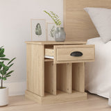 NNEVL Bedside Cabinet Sonoma Oak 43x36x50 cm