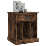 NNEVL Bedside Cabinets 2 pcs Smoked Oak 43x36x50 cm