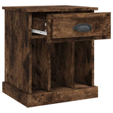 NNEVL Bedside Cabinets 2 pcs Smoked Oak 43x36x50 cm