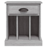 NNEVL Bedside Cabinet Grey Sonoma 43x36x50 cm