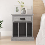 NNEVL Bedside Cabinet Grey Sonoma 43x36x50 cm