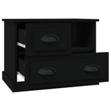 NNEVL Bedside Cabinet Black 60x39x45 cm