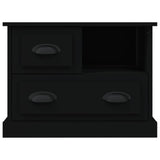 NNEVL Bedside Cabinet Black 60x39x45 cm