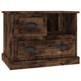 NNEVL Bedside Cabinet Smoked Oak 60x39x45 cm