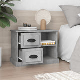 NNEVL Bedside Cabinet Concrete Grey 60x35.5x45 cm