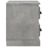NNEVL Bedside Cabinet Concrete Grey 60x35.5x45 cm