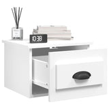 NNEVL Wall-mounted Bedside Cabinet White 41.5x36x28cm