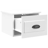 NNEVL Wall-mounted Bedside Cabinet High Gloss White 41.5x36x28cm