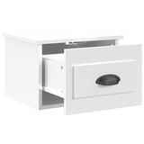 NNEVL Wall-mounted Bedside Cabinets 2 pcs High Gloss White 41.5x36x28cm