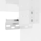 NNEVL Wall-mounted Bedside Cabinets 2 pcs High Gloss White 41.5x36x28cm
