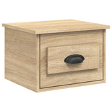 NNEVL Wall-mounted Bedside Cabinets 2 pcs Sonoma Oak 41.5x36x28cm