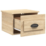 NNEVL Wall-mounted Bedside Cabinets 2 pcs Sonoma Oak 41.5x36x28cm