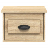 NNEVL Wall-mounted Bedside Cabinets 2 pcs Sonoma Oak 41.5x36x28cm