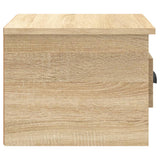 NNEVL Wall-mounted Bedside Cabinets 2 pcs Sonoma Oak 41.5x36x28cm