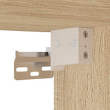 NNEVL Wall-mounted Bedside Cabinets 2 pcs Sonoma Oak 41.5x36x28cm