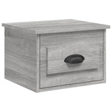 NNEVL Wall-mounted Bedside Cabinet Grey Sonoma 41.5x36x28cm