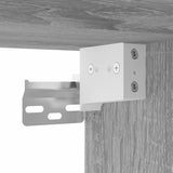 NNEVL Wall-mounted Bedside Cabinet Grey Sonoma 41.5x36x28cm