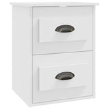 NNEVL Wall-mounted Bedside Cabinet White 41.5x36x53cm