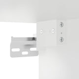 NNEVL Wall-mounted Bedside Cabinet White 41.5x36x53cm