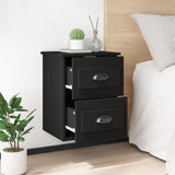 NNEVL Wall-mounted Bedside Cabinet Black 41.5x36x53cm