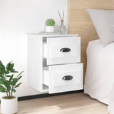 NNEVL Wall-mounted Bedside Cabinet High Gloss White 41.5x36x53cm