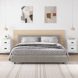 NNEVL Wall-mounted Bedside Cabinets 2 pcs High Gloss White 41.5x36x53cm