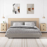 NNEVL Wall-mounted Bedside Cabinets 2 pcs Sonoma Oak 41.5x36x53cm