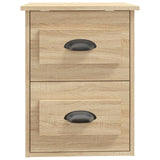 NNEVL Wall-mounted Bedside Cabinets 2 pcs Sonoma Oak 41.5x36x53cm