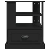 NNEVL Side Table Black 50x50x60 cm Engineered Wood