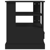 NNEVL Side Table Black 50x50x60 cm Engineered Wood