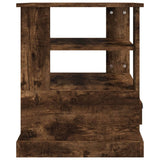 NNEVL Side Table Smoked Oak 50x50x60 cm Engineered Wood