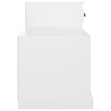 NNEVL Shoe Cabinet White 100x42x60 cm Engineered Wood