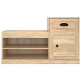 NNEVL Shoe Cabinet Sonoma Oak 100x42x60 cm Engineered Wood