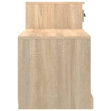 NNEVL Shoe Cabinet Sonoma Oak 100x42x60 cm Engineered Wood