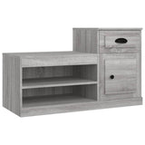 NNEVL Shoe Cabinet Grey Sonoma 100x42x60 cm Engineered Wood