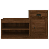 NNEVL Shoe Cabinet Brown Oak 100x42x60 cm Engineered Wood