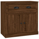 NNEVL Sideboard Brown Oak 70x35.5x67.5 cm Engineered Wood