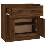 NNEVL Sideboard Brown Oak 70x35.5x67.5 cm Engineered Wood