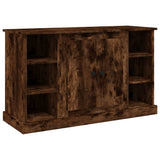 NNEVL Sideboard Smoked Oak 100x35.5x60 cm Engineered Wood