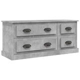 NNEVL TV Cabinet Concrete Grey 100x35.5x45 cm Engineered Wood