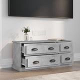 NNEVL TV Cabinet Concrete Grey 100x35.5x45 cm Engineered Wood